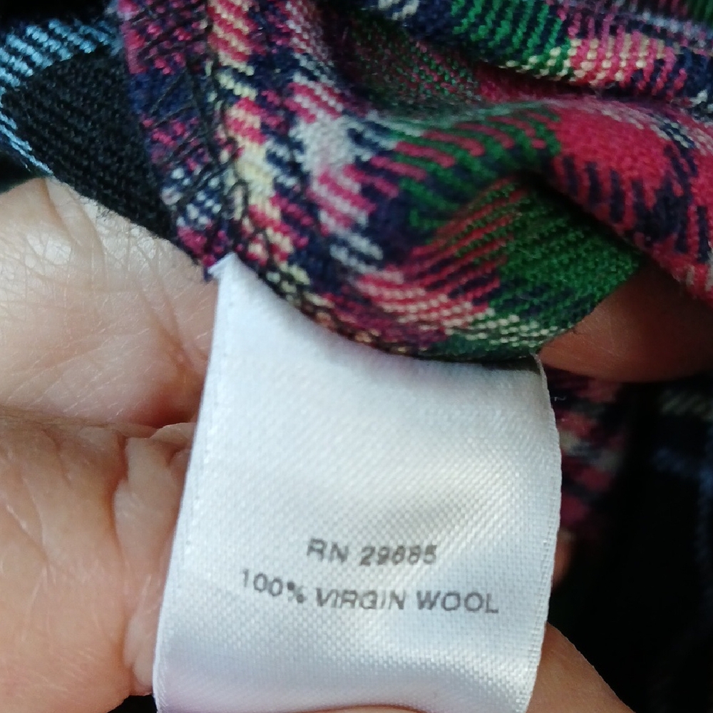 Pendleton Plaid Button Down Shirt - Black, Pink, … - image 6